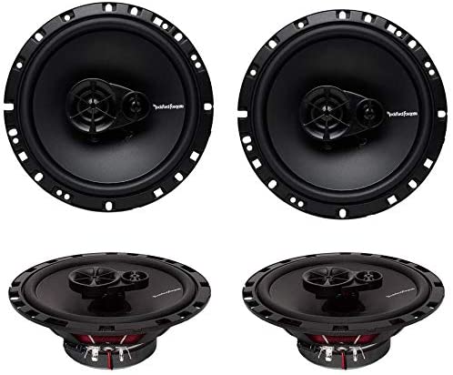 4 New Rockford Fosgate R165X3 Cars Coaxial Speakers