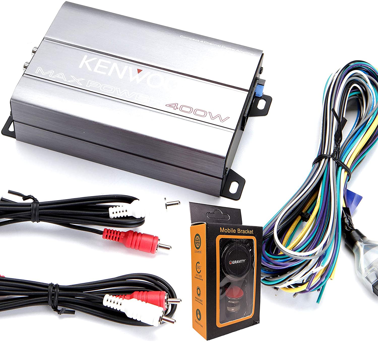 Kenwood 2156568 KAC-M1804 Amplifier Best 4 Channel Amplifiers Under $200
