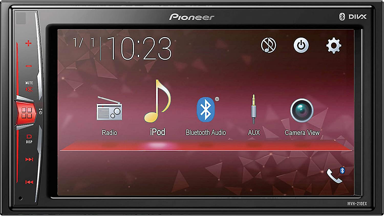 Pioneer MVH210EX Best Double Din Car Stereo Under $200