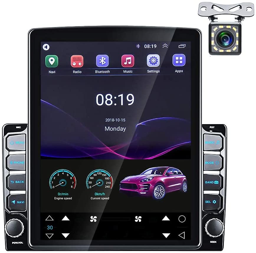 AMPrime Double Din Android Car Stereo with Bluetooth 9.7''Touch Screen