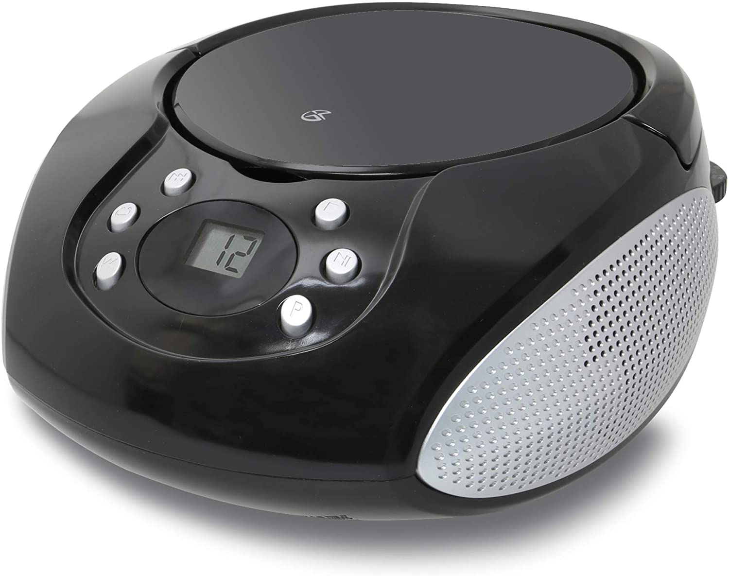 GPX, Inc. Portable Top-Loading CD Boombox with AMFM Radio