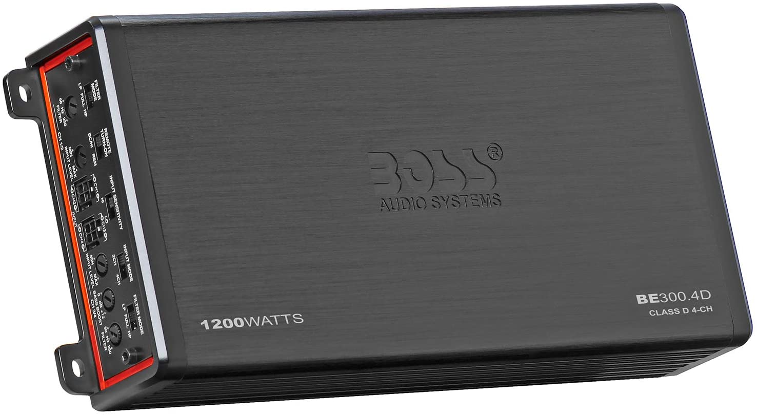 BOSS Audio Systems Elite BE300.4D Amplifier Best 4 Channel Amplifiers Under $200