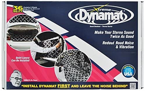Dynamat Thick Self-Adhesive Sound Deadener Best Sound Deadening Material for Cars