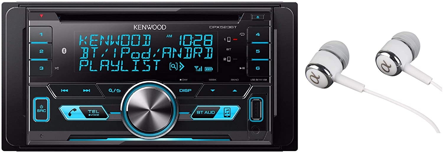 Kenwood CDMP3USB Double-DIN In-Dash Car Stereo  Best Double Din With Backup Camera 