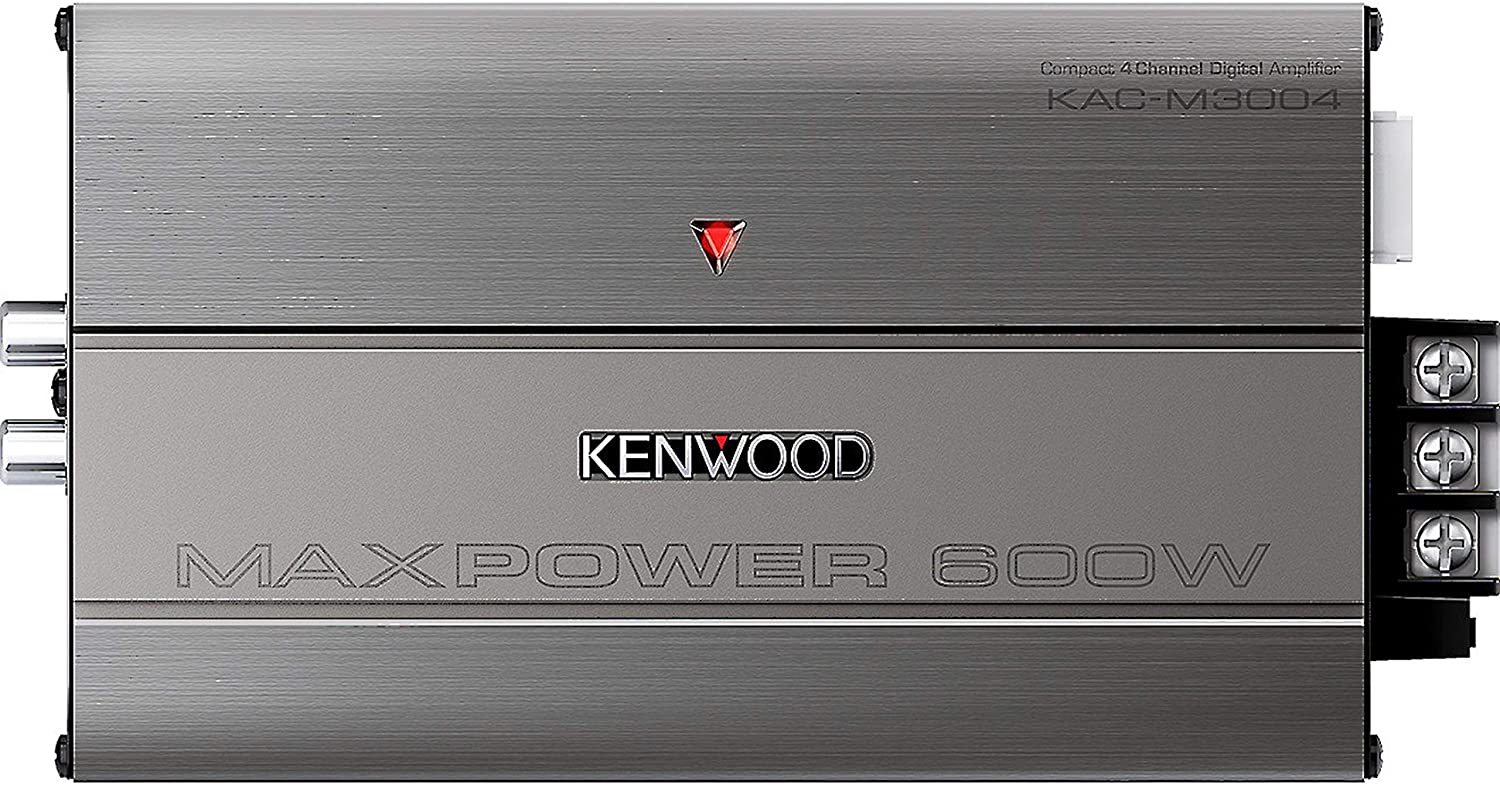 Best 4 Channel Car Amp for Sound Quality Kenwood KAC-M3004 4-Channel Digital Amplifier