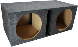 Car-Audio-Dual-12-Vented-Subwoofer-Stereo-Sub-Box-Ported-Enclosure